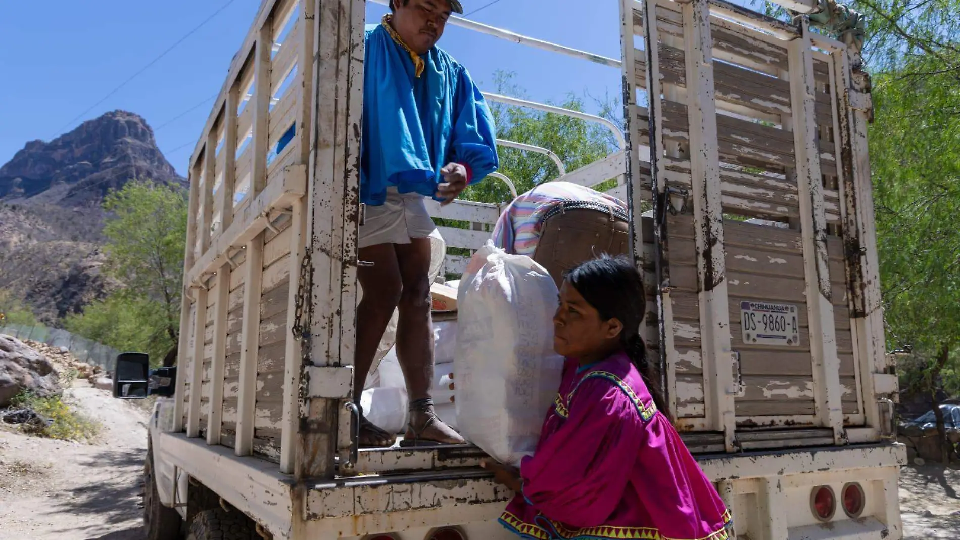 apoyos alimentarios en la Sierra 